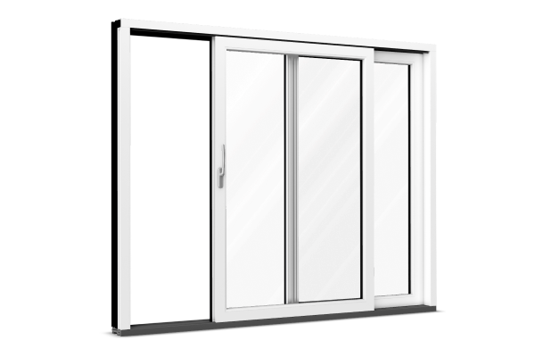 Terrassentür Aluminium Weiss