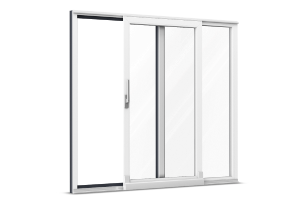 PSK-Tür Kunststoff-Aluminium Weiss
