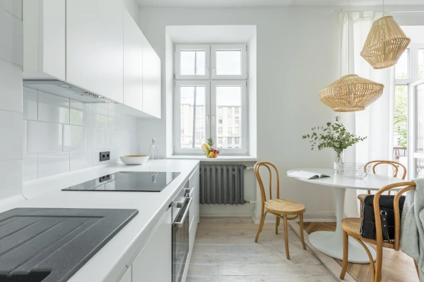 Kunststofffenster weiss Küche
