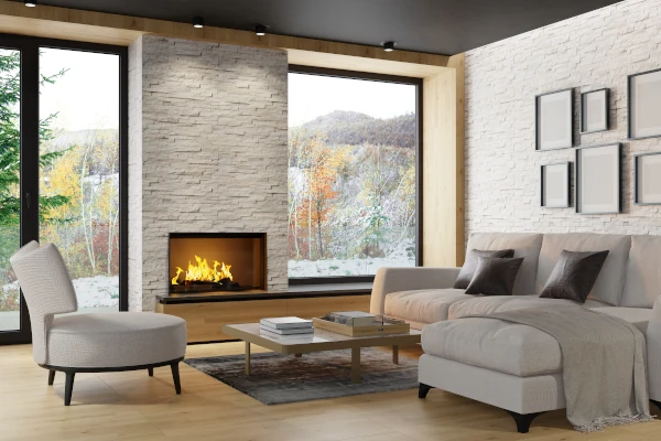 Thermofenster im Wohnzimmer
