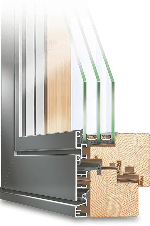 PLANO Holz-Alu Fenster