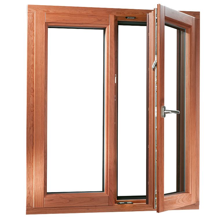 Holz Aluminium Fenster geöffnet